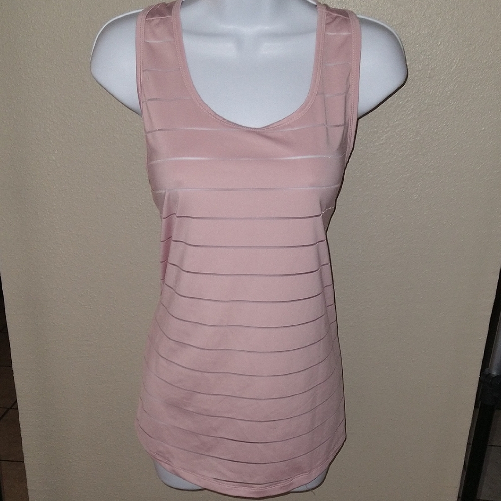 RBX Dusty Blush Scoop Neck Ribbed Tank